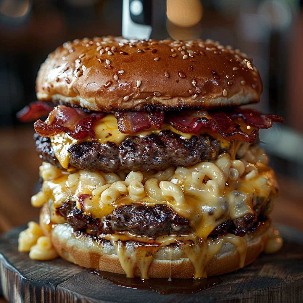 🔥 Bacon Mac Attack Burger